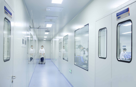 生物医药 微生物实验室走廊